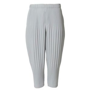 Issey Miyake Light Gray Easy Fit Pants